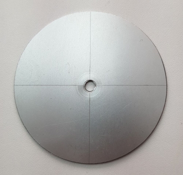 Stahlronde 1,5mm Ø90mm Ronden Stahlscheibe Rund Blech 5,4mm Bohrung Zentriert